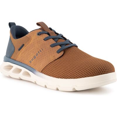 Bugatti Herren Sneaker braun Textil braun 41 (7,5) male Bugatti Herren Sneaker braun Textil braun 41 (7,5) male