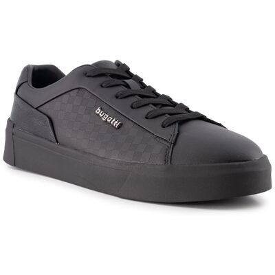 Bugatti Herren Sneaker schwarz Synthetik schwarz 41 (7,5) male Bugatti Herren Sneaker schwarz Synthetik schwarz 41 (7,5) male