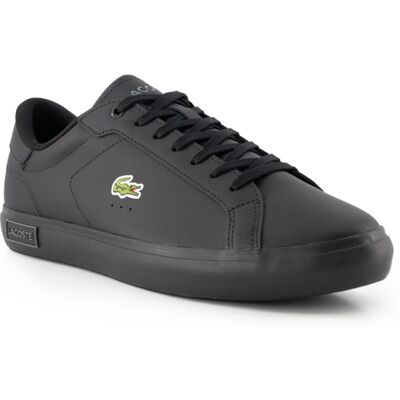 LACOSTE Herren Sneaker schwarz Glattleder schwarz 44,5 (10) male LACOSTE Herren Sneaker schwarz Glattleder schwarz 44,5 (10) male