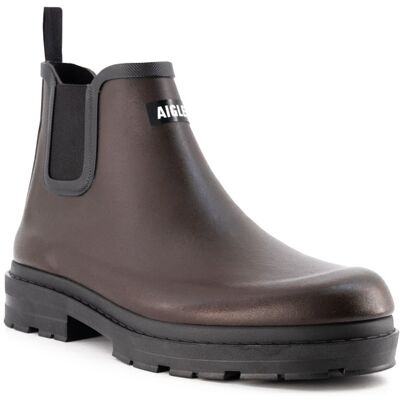 Aigle Herren Chelsea Boots braun Gummi braun 45 (10,5) male Aigle Herren Chelsea Boots braun Gummi braun 45 (10,5) male