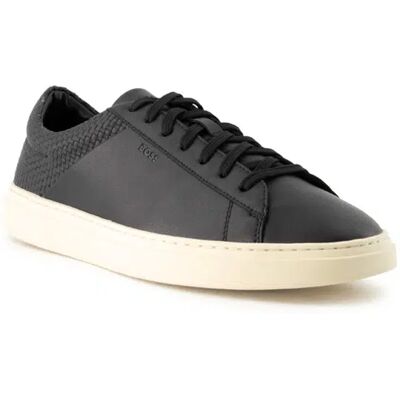 Boss Black Herren Sneaker schwarz Glattleder schwarz 44 (9,5) male Boss Black Herren Sneaker schwarz Glattleder schwarz 44 (9,5) male