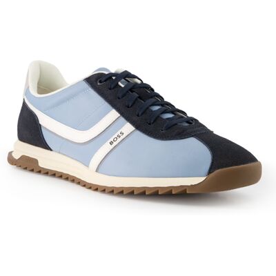 Boss Orange Herren Sneaker blau Textil blau 46 (11) male Boss Orange Herren Sneaker blau Textil blau 46 (11) male