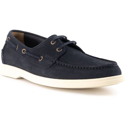 Boss Black Herren Bootsschuhe blau Veloursleder blau 43 (9) male Boss Black Herren Bootsschuhe blau Veloursleder blau 43 (9) male