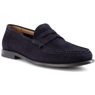 Boss Black Herren Loafer blau Veloursleder blau 43 (9) male Boss Black Herren Loafer blau Veloursleder blau 43 (9) male