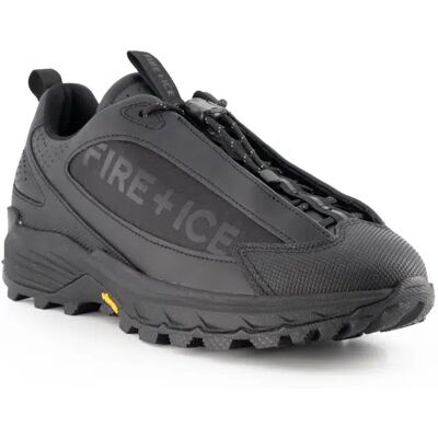 FIRE + ICE Herren Sneaker schwarz Glattleder schwarz 45 (10,5) male FIRE + ICE Herren Sneaker schwarz Glattleder schwarz 45 (10,5) male