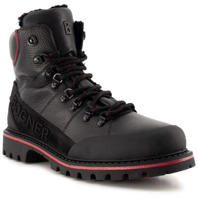 BOGNER Herren Schuhe schwarz Glattleder schwarz 44 (9,5) male BOGNER Herren Schuhe schwarz Glattleder schwarz 44 (9,5) male
