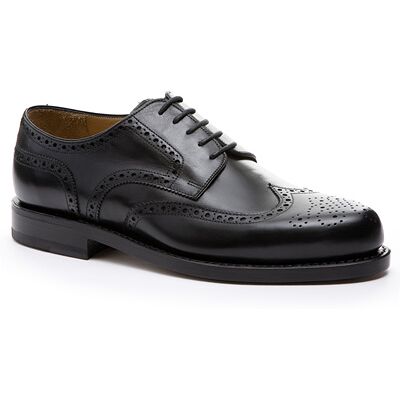 PRiME Shoes Herren Budapester schwarz Glattleder schwarz 40,5 (7) male PRiME Shoes Herren Budapester schwarz Glattleder schwarz 40,5 (7) male