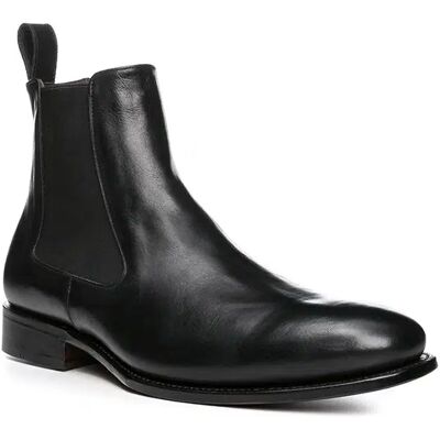 PRiME Shoes Herren Chelsea Boots schwarz Glattleder schwarz 42,5 (8,5) male PRiME Shoes Herren Chelsea Boots schwarz Glattleder schwarz 42,5 (8,5) male