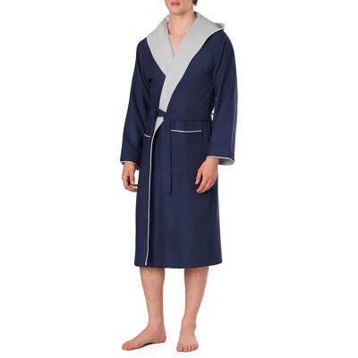 Morgenstern Herren Kapuzenbademantel mehrfarbig unifarben mehrfarbig XL male Morgenstern Herren Kapuzenbademantel mehrfarbig unifarben mehrfarbig XL male
