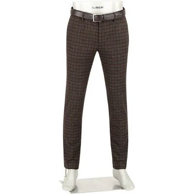 Alberto Herren Jersey braun Jersey gemustert Slim Fit 32/32 Alberto Herren Jersey braun Jersey gemustert Slim Fit 32/32
