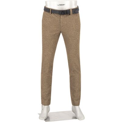 Alberto Herren Jersey beige Jersey gemustert Slim Fit 32/34 Alberto Herren Jersey beige Jersey gemustert Slim Fit 32/34