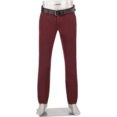 Alberto Herren Hosen rot Baumwoll-Stretch 30/40 Alberto Herren Hosen rot Baumwoll-Stretch 30/40