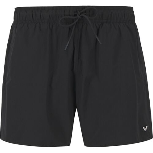 EMPORIO ARMANI Herren Badeshorts schwarz unifarben XXL