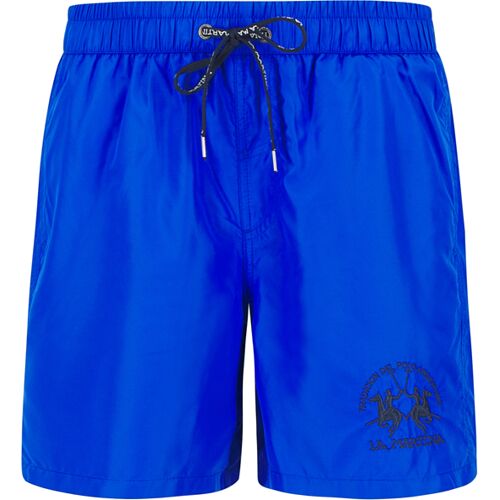 LA MARTINA Herren Badeshorts blau unifarben M
