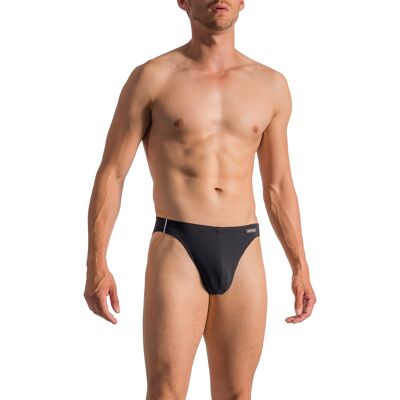 Olaf Benz Herren Badeslip schwarz Mikrofaser unifarben M Olaf Benz Herren Badeslip schwarz Mikrofaser unifarben M