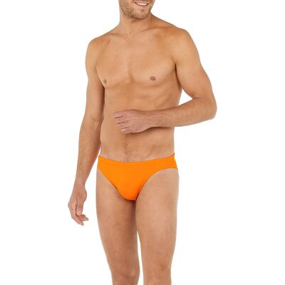 HOM Herren Badeslip orange Mikrofaser unifarben XL HOM Herren Badeslip orange Mikrofaser unifarben XL