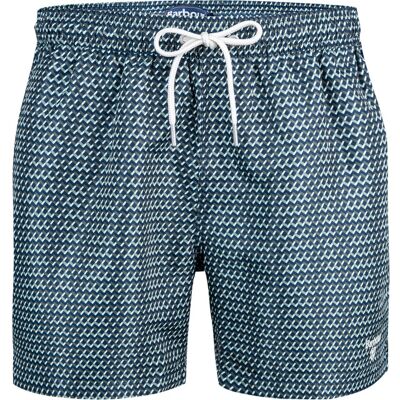 Barbour Herren Badeshorts blau Mikrofaser Gemustert L Barbour Herren Badeshorts blau Mikrofaser Gemustert L