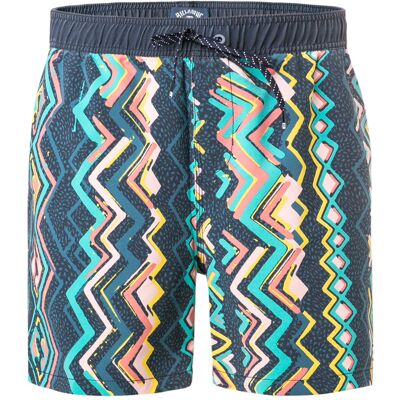 BILLABONG Herren Boardshorts blau Mikrofaser gemustert XL BILLABONG Herren Boardshorts blau Mikrofaser gemustert XL