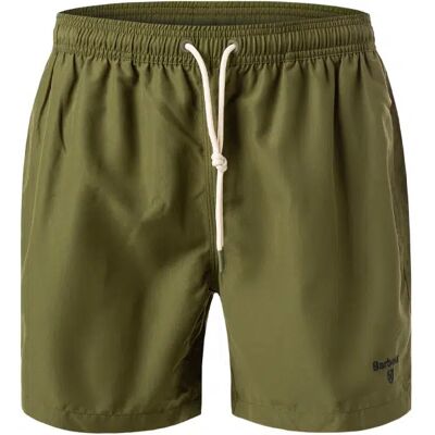 Barbour Herren Badeshorts grün Mikrofaser unifarben M Barbour Herren Badeshorts grün Mikrofaser unifarben M