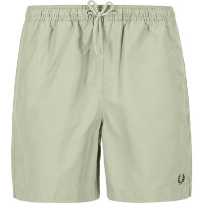 Fred Perry Herren Badeshorts grün Mikrofaser unifarben XL Fred Perry Herren Badeshorts grün Mikrofaser unifarben XL