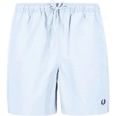 Fred Perry Herren Badeshorts blau Mikrofaser unifarben M Fred Perry Herren Badeshorts blau Mikrofaser unifarben M