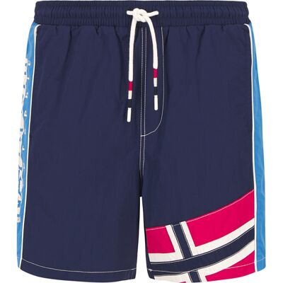 NAPAPIJRI Herren Badeshorts blau Mikrofaser unifarben XL NAPAPIJRI Herren Badeshorts blau Mikrofaser unifarben XL