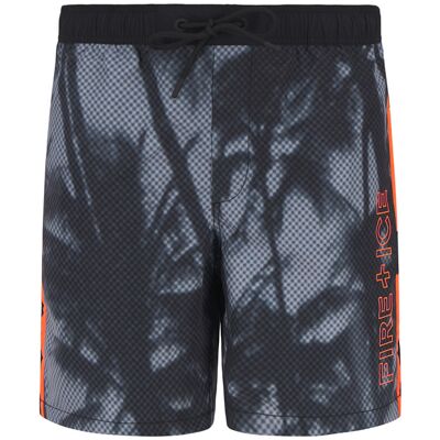 FIRE + ICE Herren Badeshorts grau Mikrofaser gemustert M FIRE + ICE Herren Badeshorts grau Mikrofaser gemustert M