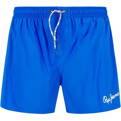 Pepe Jeans Herren Badeshorts blau Mikrofaser unifarben L Pepe Jeans Herren Badeshorts blau Mikrofaser unifarben L