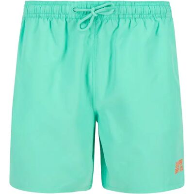 Superdry Herren Badeshorts grün Mikrofaser M Superdry Herren Badeshorts grün Mikrofaser M