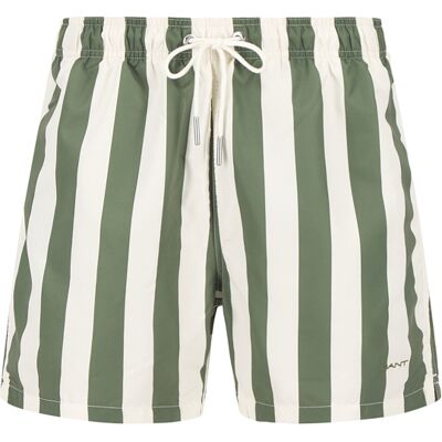 Gant Herren Badeshorts grün Mikrofaser gestreift XL Gant Herren Badeshorts grün Mikrofaser gestreift XL