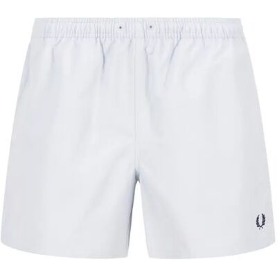Fred Perry Herren Badeshorts blau Mikrofaser unifarben M Fred Perry Herren Badeshorts blau Mikrofaser unifarben M