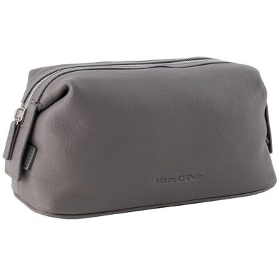 Marc O'Polo Herren Kulturtasche grau Leder ONESIZE Marc O'Polo Herren Kulturtasche grau Leder ONESIZE
