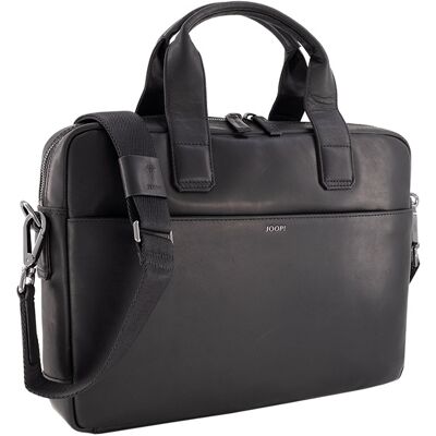 JOOP! Herren Briefbag schwarz Echtleder ONESIZE JOOP! Herren Briefbag schwarz Echtleder ONESIZE