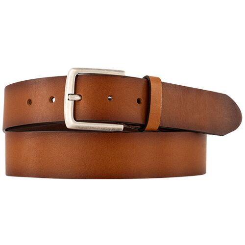 Lindenmann Herren Gürtel braun Glattleder 105 CM (35 INCH)