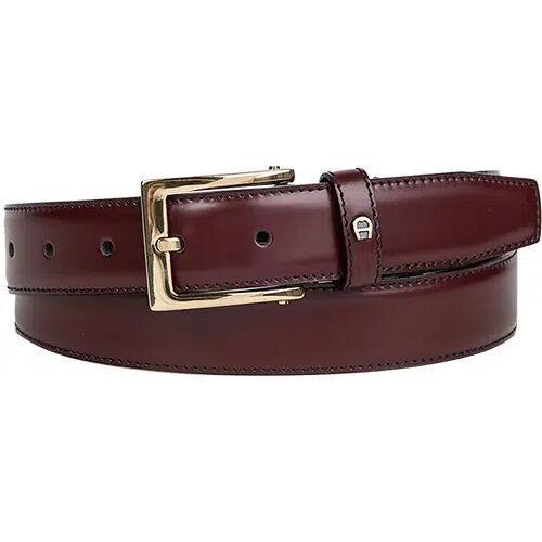 AIGNER Herren Gürtel rot Glattleder 110 CM (36 INCH)