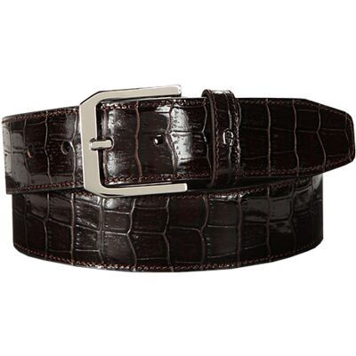 AIGNER Herren Gürtel braun Leder geprägt 95 CM (33 INCH) AIGNER Herren Gürtel braun Leder geprägt 95 CM (33 INCH)