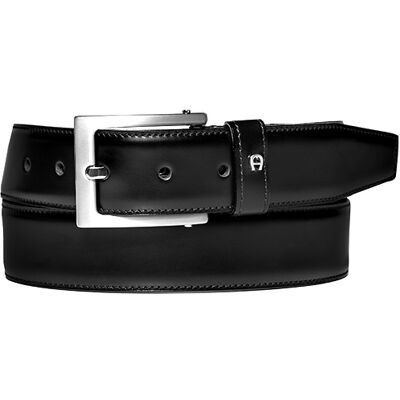 AIGNER Herren Gürtel schwarz Glattleder 85 CM (31 INCH) AIGNER Herren Gürtel schwarz Glattleder 85 CM (31 INCH)