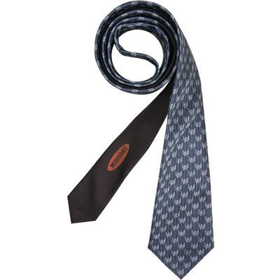 MISSONI Herren Krawatte blau gemustert ONESIZE MISSONI Herren Krawatte blau gemustert ONESIZE