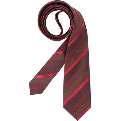ETON Herren Krawatte rot Seide gestreift ONESIZE ETON Herren Krawatte rot Seide gestreift ONESIZE