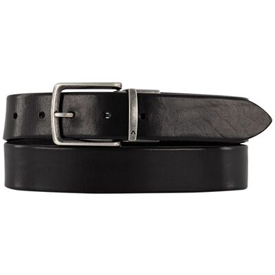 Alberto Herren Gürtel schwarz Glattleder 85 CM (31 INCH) Alberto Herren Gürtel schwarz Glattleder 85 CM (31 INCH)