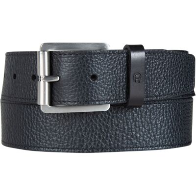 AIGNER Herren Gürtel schwarz Leder geprägt 105 CM (35 INCH) AIGNER Herren Gürtel schwarz Leder geprägt 105 CM (35 INCH)