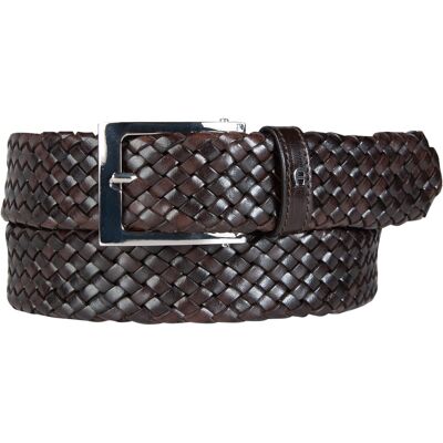AIGNER Herren Gürtel braun Leder geprägt 85 CM (31 INCH) AIGNER Herren Gürtel braun Leder geprägt 85 CM (31 INCH)