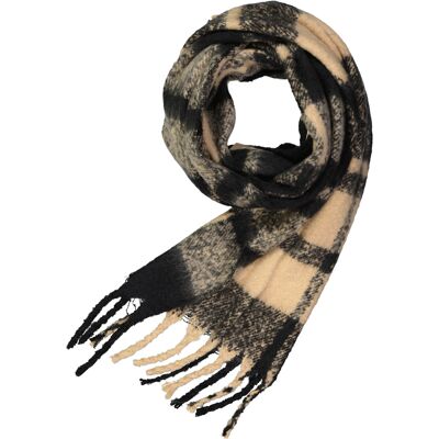 CODELLO Herren Schal beige Viskose kariert ONESIZE CODELLO Herren Schal beige Viskose kariert ONESIZE