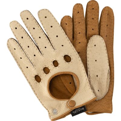 Roeckl Herren Autofahrer-Handschuhe beige Peccaryleder 8 (M) Roeckl Herren Autofahrer-Handschuhe beige Peccaryleder 8 (M)