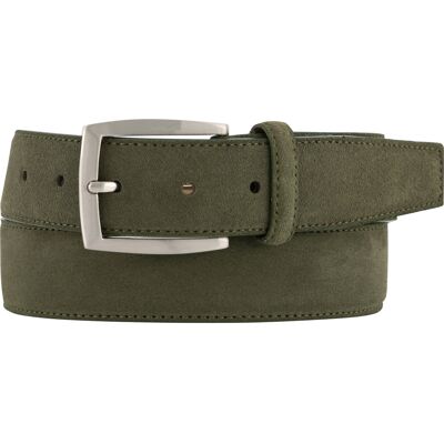 Lindenmann Herren Gürtel grün Veloursleder 105 CM (35 INCH) Lindenmann Herren Gürtel grün Veloursleder 105 CM (35 INCH)
