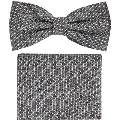 Carl Gross Herren Set grau Woll-Stoff Gemustert ONESIZE Carl Gross Herren Set grau Woll-Stoff Gemustert ONESIZE