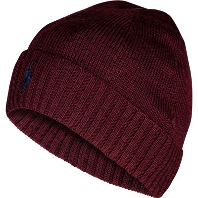 Polo Ralph Lauren Herren Mütze rot Schur-Wolle ONESIZE Polo Ralph Lauren Herren Mütze rot Schur-Wolle ONESIZE