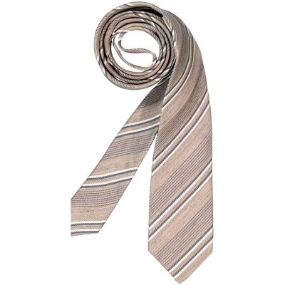 OLYMP Herren Krawatte beige College-Streifen ONESIZE OLYMP Herren Krawatte beige College-Streifen ONESIZE