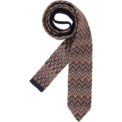 MISSONI Herren Krawatte braun gemustert ONESIZE MISSONI Herren Krawatte braun gemustert ONESIZE