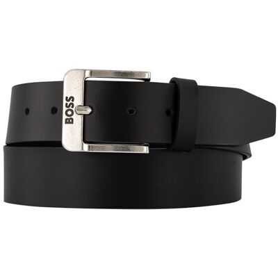 BOSS Black Herren Gürtel schwarz Glattleder 100 CM (34 INCH) BOSS Black Herren Gürtel schwarz Glattleder 100 CM (34 INCH)